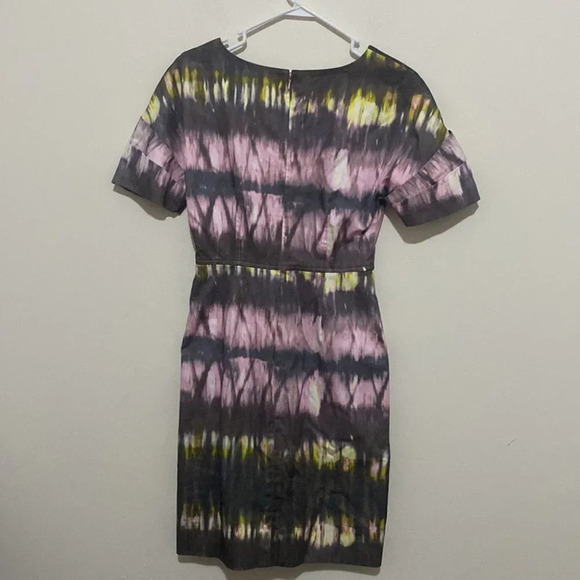 Lela Rose Multi Pink Cotton Dress 2 - Picture 4 of 7